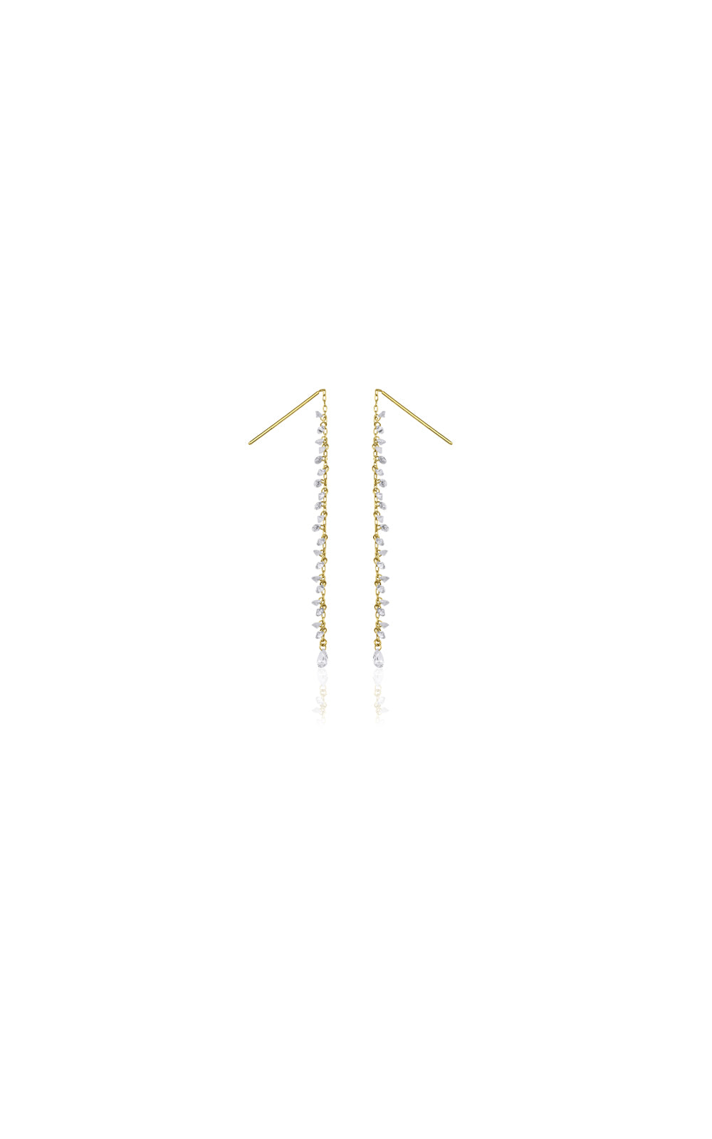 Dancing Diamond Long Earring